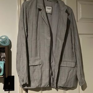 Linen slightly oversized blazer